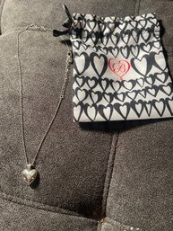 Brighton Sterling Silver Heart Pendant Necklace