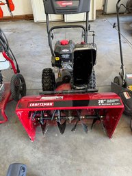 New Craftsman Snowblower With Electric Start And Walk Behind