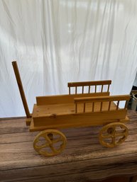 Decorative Wood Cart