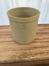 Vintage Marked Pottery Crock