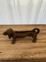 Cast Iron Dachshund Weiner Dog Door Stop