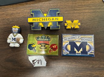 Lot Of Collectible Michigan Magnets