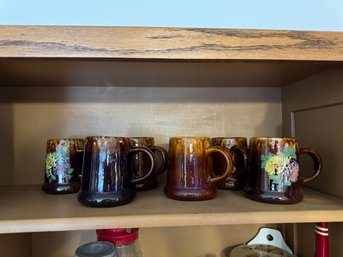 Vintage Glazed Mug Lot