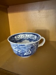 Vintage British Anchor Pottery Oversized Tea Cup