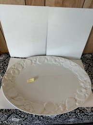 Large Italian Pottery Ceramic Serving Platter