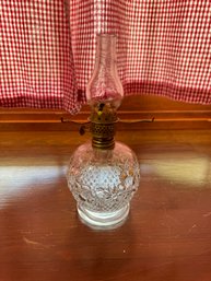 Miniature Glass Oil Lamp