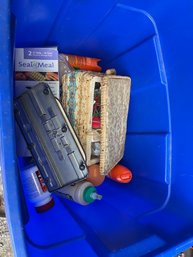 Cutlery, Sewing Basket & Household Mixed Lot