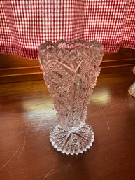 Imperial Pressed Glass Vase