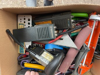 Mixed Garage Lot- Radio Scanner And Hand Tool Lot