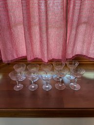 Vintage Princess House Cordial Glasses