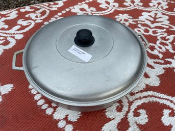Large Aluminum Vintage Pot