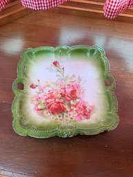 RM Bavaria Square Hand Painted Plate