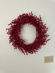 Lovely Red Berries Decorative Wreath