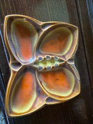 Vintage Ceramic Butterfly Ashtray