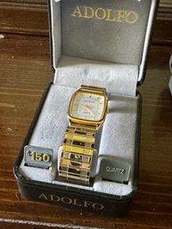 Adolfo Mens Watch - New In Box - MSRP $150