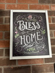 Bless This Home Always Sign / Wall Art