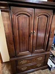 Wood Vintage Dresser/ Storage  Armoire