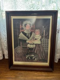 Charles Wysocki Mother And Daughter Print