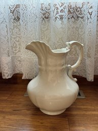 Antique Revere Ohio China Company Cream Colored Pitcher