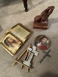 Religious Decor Wall Art Lot