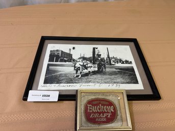 Vintage Buckeye Beer Lot - 1939 Picture Bucky & Billy & Patch