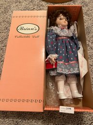 Vintage Brinns Collectible Melissa Doll In Box