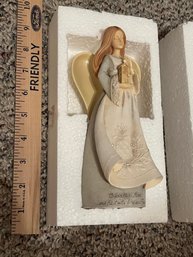 2010 Enesco Home Guardian Angel Figurine With Box