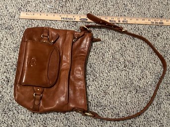 Stone Mountain Leather Purse With Adjustable Strap