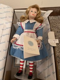 Alice In Wonderland Doll With Box Hamilton Company Heritage Collection