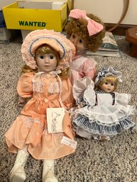 Lot Of Three Vintage Dolls - Including Heritage Doll