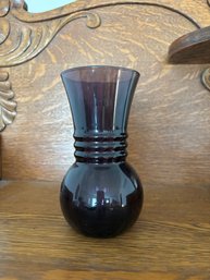 Purple Glass Vase