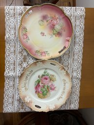 Hand Painted Plate Platter Lot