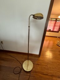 Brass Clamshell Floor Lamp