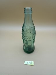 Vintage Glass Coca Cola Bottle Marked Ann Arbor Michigan US Patent Office