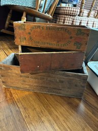 Antique Western Cartridge Company Ammunition Box Swift's Brookfield Cheese Box