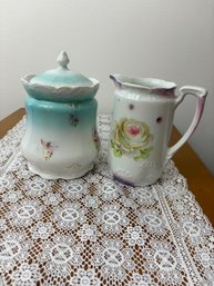 Vintage Creamer And Sugar