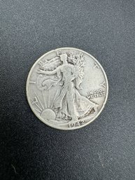 1942 Walking Liberty Silver Half Dollar