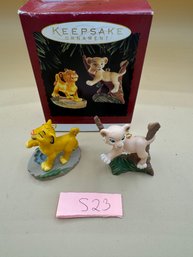 Hallmark Keepsake Disney Simba & Nala Lion King Ornament