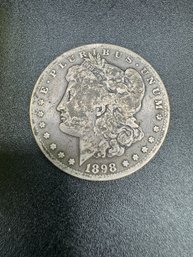 1898 S US Morgan Silver Dollar