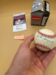 JSA Certified Luther Branham And Buster Haywood Negro League Autographed Baseball