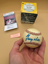 JSA Certified Detroit Tigers Great George Kell Autographed Baseball