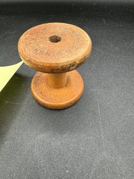 Antique Wood Thread Spool