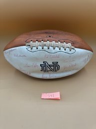 Vintage Autographed 1974-75 Notre Dame Football Coaches And Players To Include Joe Yonto And Many More