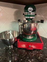 Green Kitchen Aid Stand Mixer