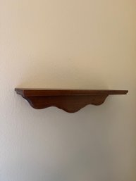 Vintage Wood Plate Display Shelf