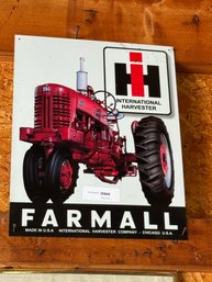 Farmall Tractor International Harvester Sign