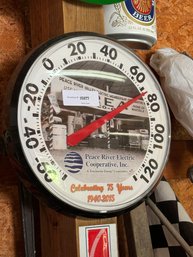 Peace River Electric Cooperative Advertising Thermometer