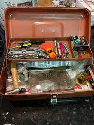 Vintage Toolbox With Contents