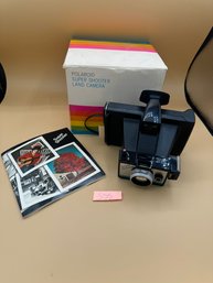 Vintage Super Shooter Polaroid Land Camera With Original Box