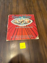 Vintage Vinyl Snow White Read Along Record